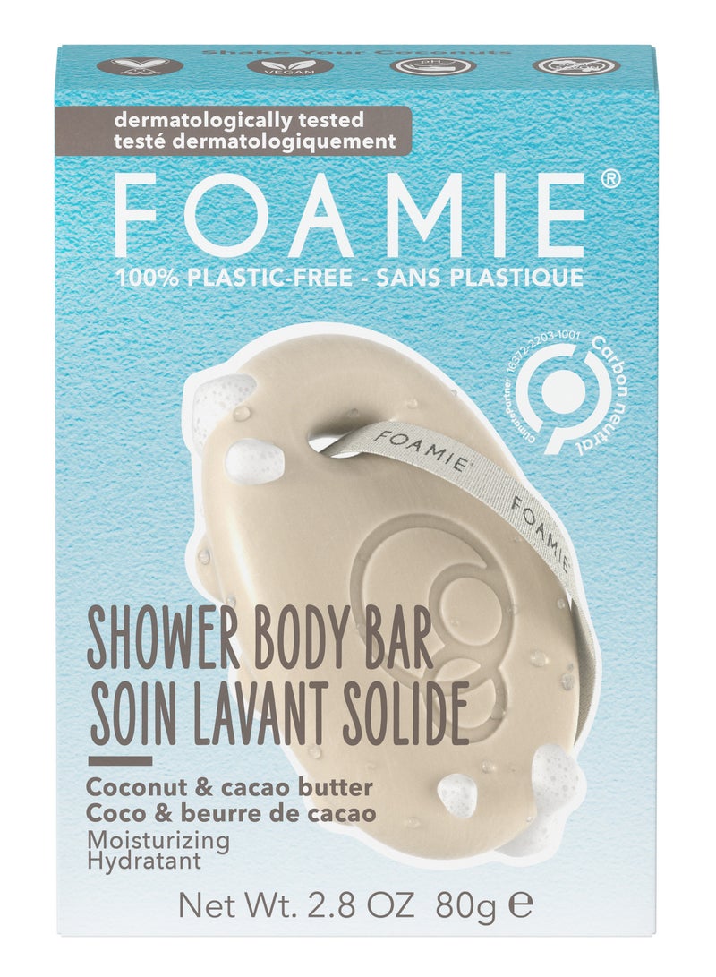 FOAMIE Coconut & Cacao Butter Body Bar - Image 1