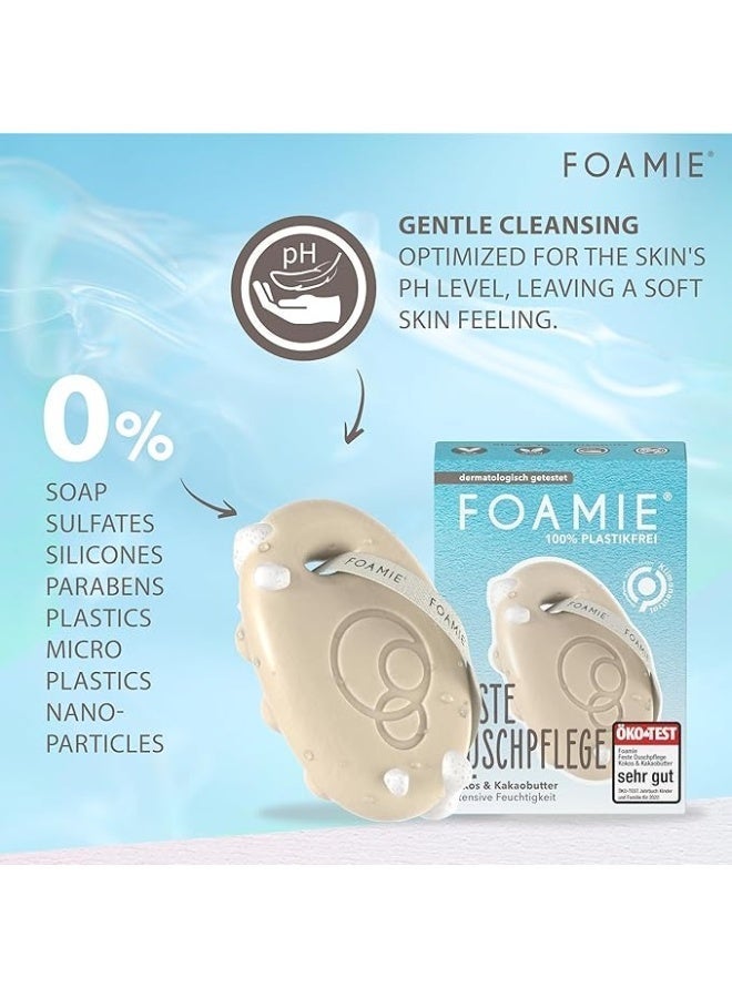 FOAMIE Coconut & Cacao Butter Body Bar - Image 3