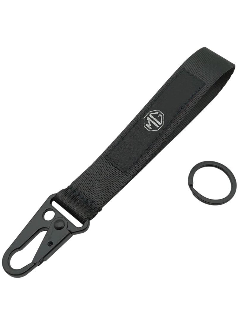 ام جي سلسلة مفاتيح بشريط من القماش، سلسلة مفاتيح للسيارة، سلسلة مفاتيح منزلية MG قطعة واحدة - Image 2