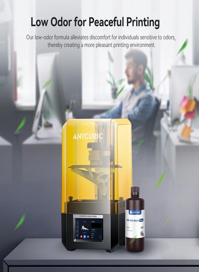ANYCUBIC ABS-Like Resin Pro 2, Upgraded 8K 3D Printer Resin with Enhanced Strength and Toughness, High Precision, Low Odor, Wide Compatibility for All LCD Resin 3D Printers (Beige, 1kg) - Image 5