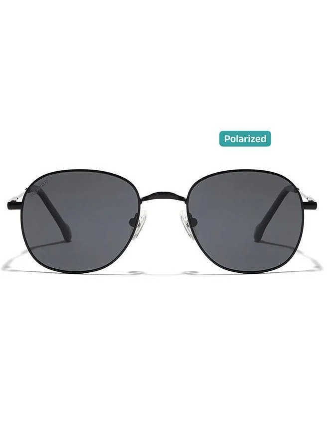 30Sundays 30Sundays BOUND Polarised,Men Sunglasses, Square Sunglasses, UV Protection: UV400 (Black,Black)