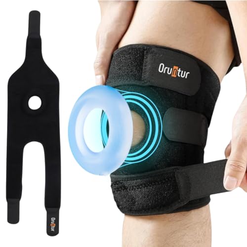 Oruntur™ Premium Knee Brace with Built-in 5mm Gel for Knee Pain | Knee Caps for Women for Pain Relief | Enhanced Support Knee Brace for Ligament Tear, Arthritis, and Joint Pain | Adjustable & Breathable for Sports | Univeral Size (Pack of 1) - Image 1