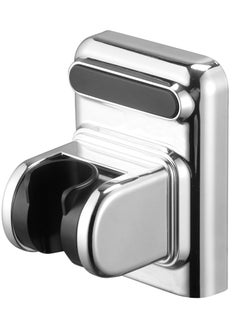 Excefore Self Adhesive Shower Head Holder, 2 Pcs Abs Showerhead Bracket Adjustable Shower Spray Holder Wall Mount Shower Wand Holder Drilling, No Drilling, Silver  - Image 1