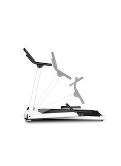 Generic Folding Treadmill Electric Treadmill Electric Motorized Power Fitness Running Machine Multi-Function Training Equipment with LED Display Walking Pad for Home Office-PBJ04  - Image 2