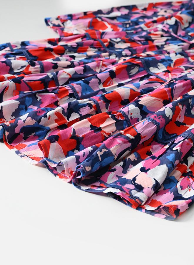 بيلا مودا فستان بطبقات بنقشة الزهور - Image 5