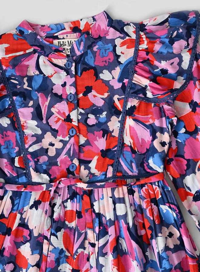 بيلا مودا فستان بطبقات بنقشة الزهور - Image 4