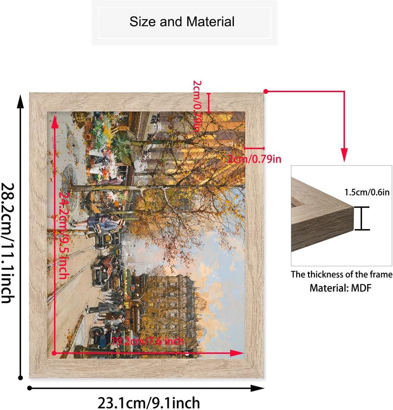 HoozGee Place De La Madeleine Framed Art Prints by Eugène Galien Laloue - Image 5