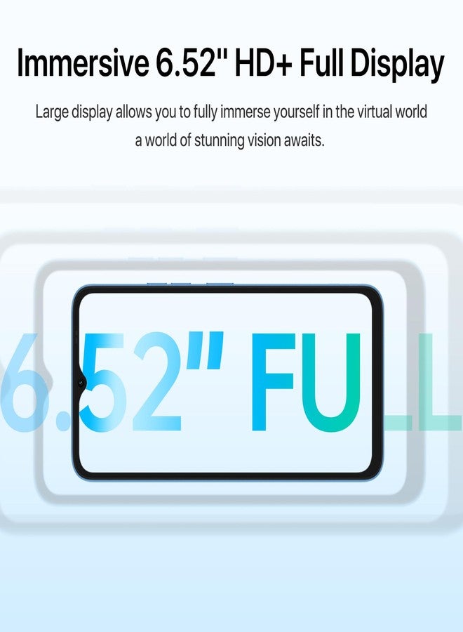 أوميديجي هاتف UMIDIGI G1 ثنائي الشريحة، يدعم شبكات الجيل الرابع LTE، مفتوح الشبكة عالميًا، معالج Unisoc T610 بتردد يصل إلى 1.8 جيجاهرتز، ذاكرة داخلية 3+32 جيجابايت قابلة للتوسيع حتى 256 جيجابايت، شاشة 6.52 بوصة عالية الدقة، بطارية 5150 مللي أمبير، كاميرا خلفية ثلاثية 8 ميجابكسل + 5 ميجابكسل + 2 ميجابكسل، نظام تحديد المواقع العالمي GPS - Image 3