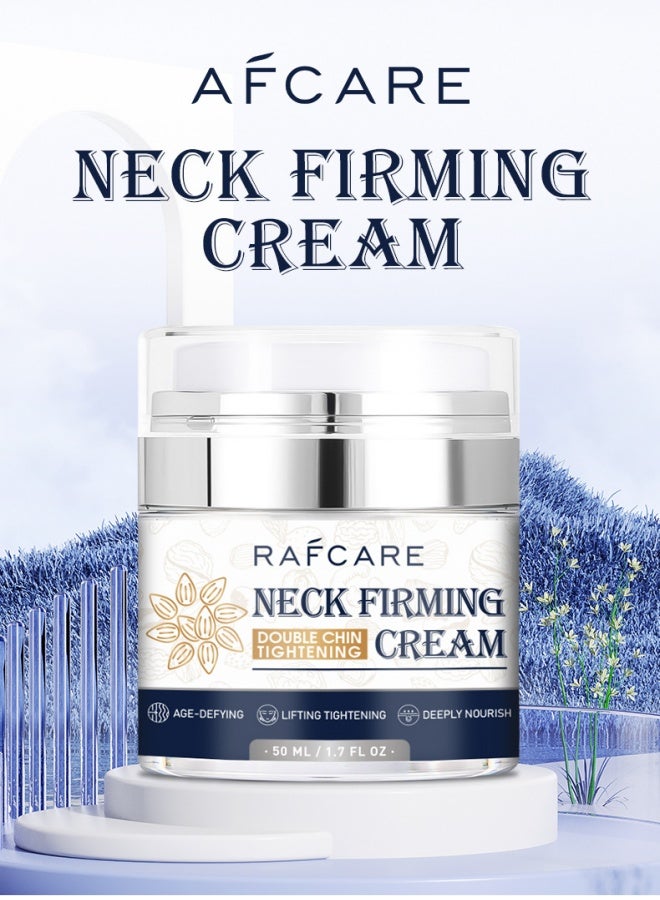 آر إيه أف مرطب مضاد للشيخوخة للرقبة، كريم الرقبة للعناية بالبشرة، كريم شد الجلد، كريم شد الرقبة يحسن مرونة الجلد ويقلل خطوط الرقبة - Image 1