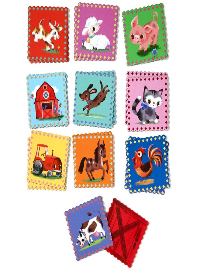 إيبو لعبة إيبو: لعبة الذاكرة والمطابقة - المزرعة الصغيرة - ١٠ أزواج، تنمي مهارات التمييز والتركيز والذاكرة والمفردات، مناسبة للأطفال من عمر ٣ سنوات فما فوق - Image 3