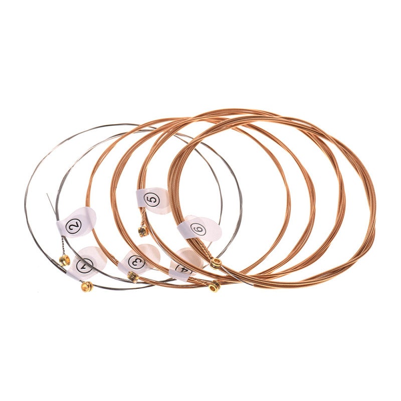 ZIKO Phosphor Bronze Acoustic Guitar Strings Set 6 Strings Gold Chrome Ball End Replacement - Durable Bright Timbre Hexagon Alloy for Professional Musicians - Image 4
