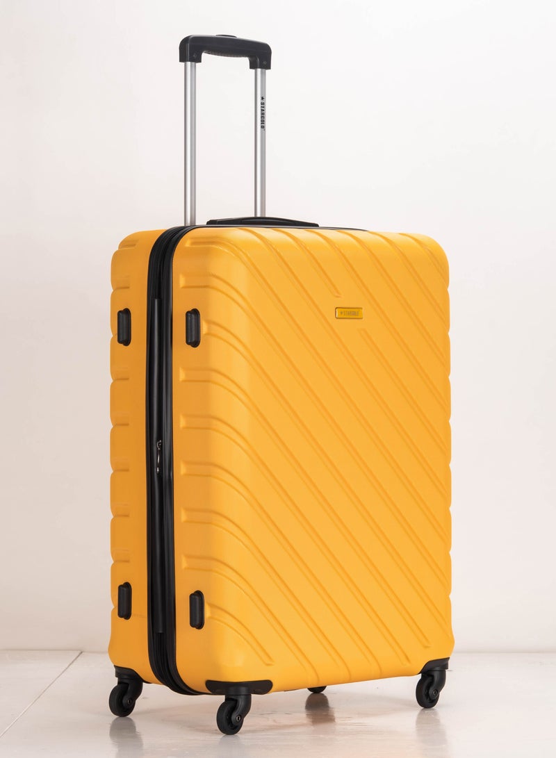 ستارجولد 4 عبوات من عربة أمتعة مقفلة ذات رقم دوار للجانب الصلب - Image 3