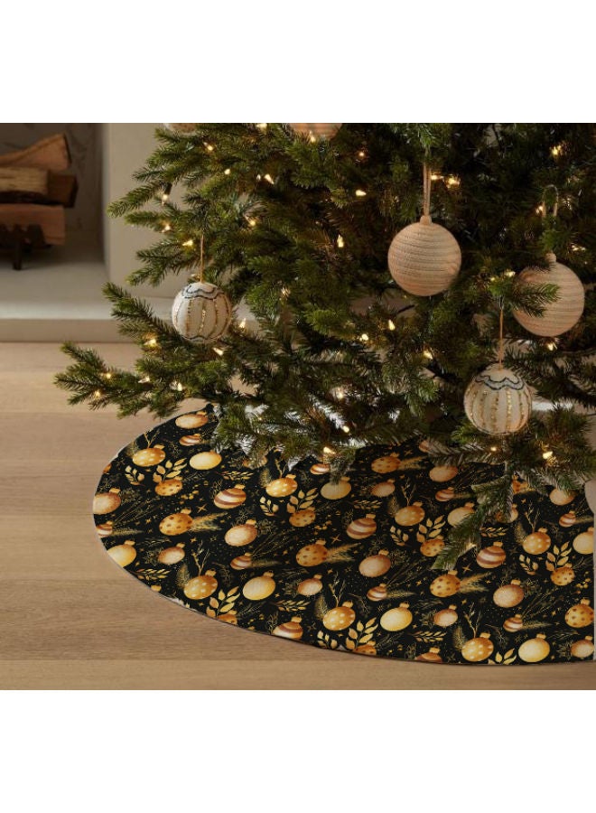 Home Print Velvet Christmas Tree Skirt That Would Make A Fantastic Addition To Your Holiday Themed Homes 