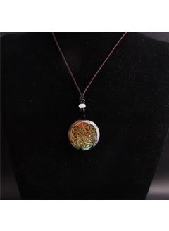 Generic Reiki Healing Crystal Pendant Necklace 2283# Round 