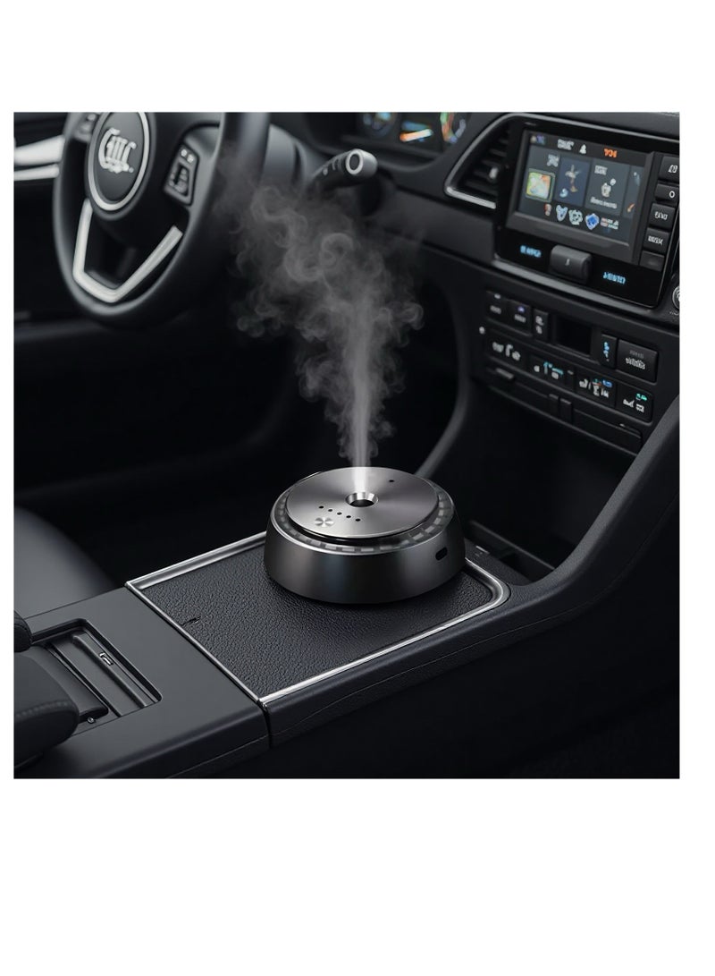 المرأة سيارة منعش الهواء - الراقية الذكية رذاذ العطر، قابل للتعديل ناشر الكهربائي، USB قابل للشحن، طويلة الأمد رائحة أنثوية، ركب السيارة ناشر العطر مع الزيت الأساسي الزهري (المرأة) - Image 1