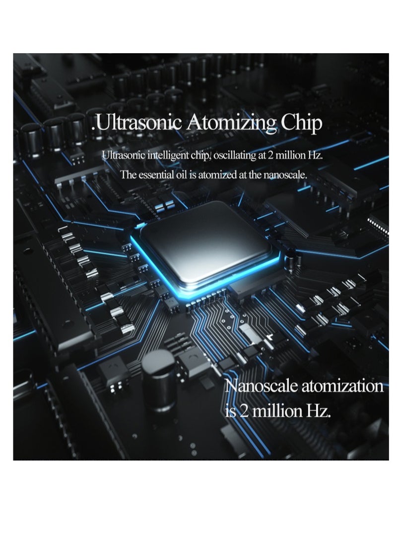 المرأة سيارة منعش الهواء - الراقية الذكية رذاذ العطر، قابل للتعديل ناشر الكهربائي، USB قابل للشحن، طويلة الأمد رائحة أنثوية، ركب السيارة ناشر العطر مع الزيت الأساسي الزهري (المرأة) - Image 5