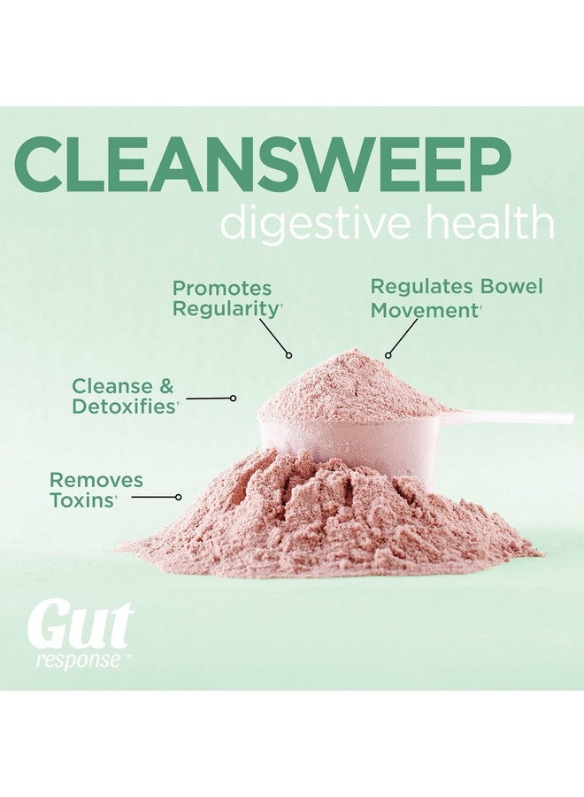 Gut Response CleanSweep with Natural Psyllium Seed Husks & Beet Fiber, Natural Healthy Detox, Promotes Bloating Relief, Weight Management, Facilitates Bowel Regularity, Mixed Berry Flavor, 60 Servings - Image 2