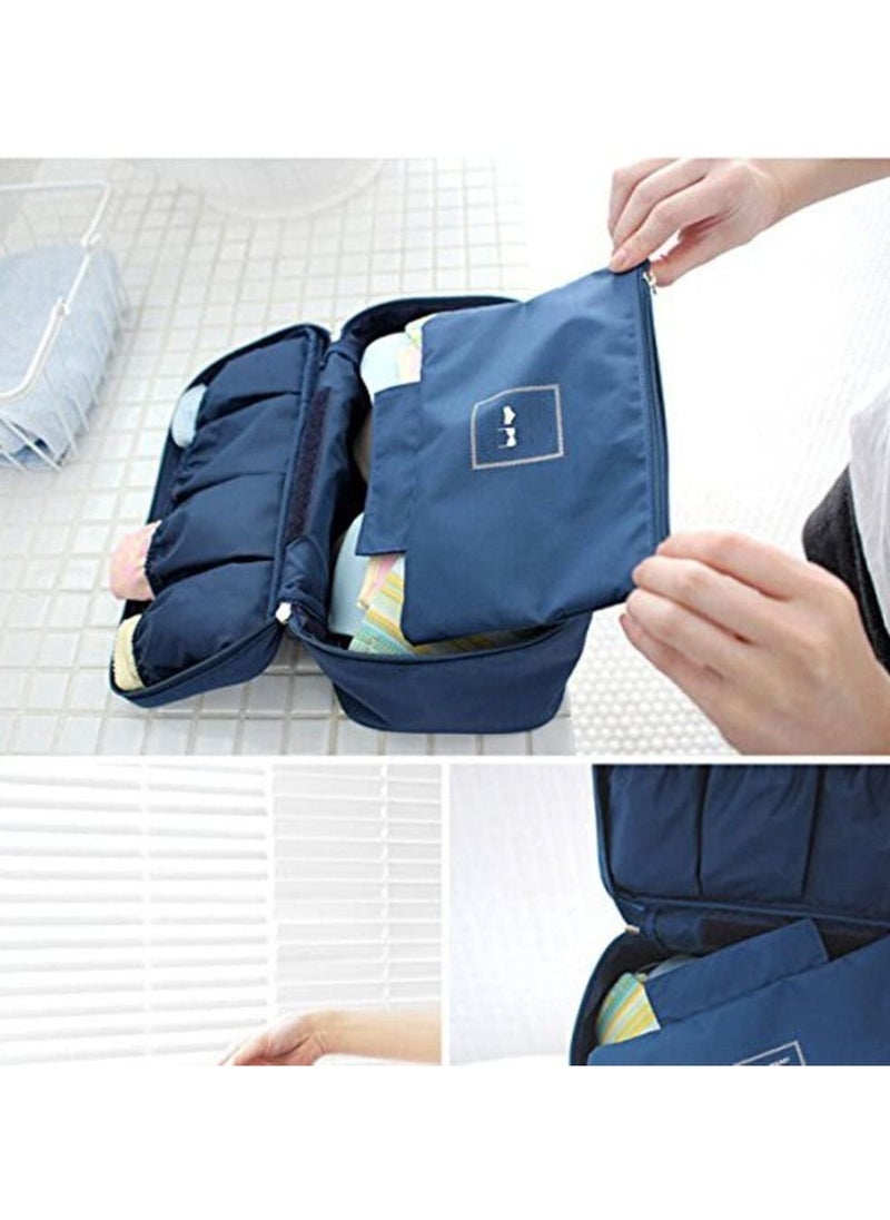 Generic Fashion Portable Multi-Functional Travel Organizer Cosmetic Make-up Bag Luggage Storage Case Bra Underwear Pouch  - Image 2