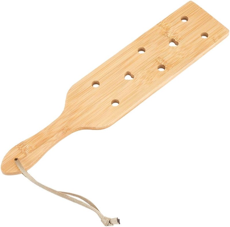 GORGECRAFT Beech Wood Paddle with Heart Airflow Holes Lightweight Bamboo Greek Fraternity Sorority Wooden Paddle with Smooth Surface for Camping Hiking Picnics 13.23x2.83inch - Image 1