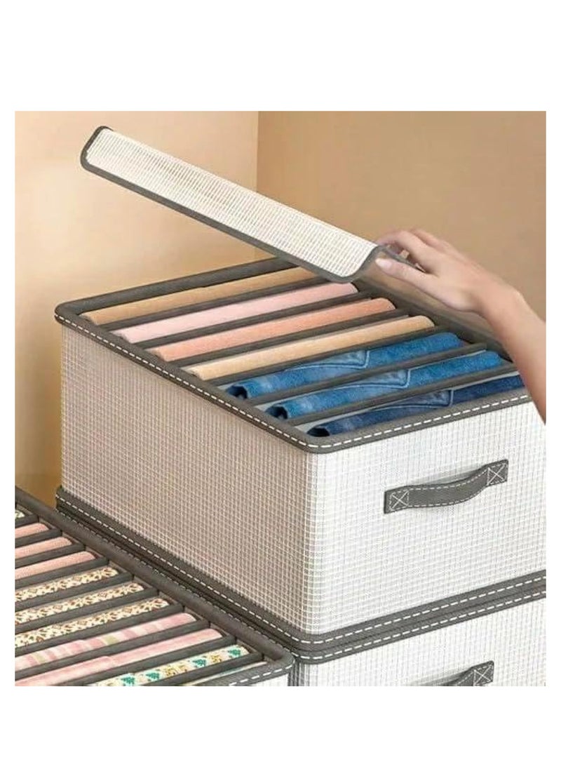 Generic Creative Washable Closet Organizer for Clothes - Foldable Drawers for Jeans, Pants, Shirts and Dresses  - Image 1