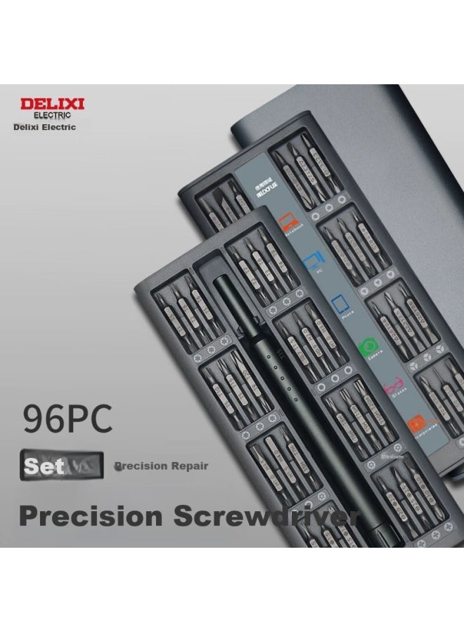 Delixi Delisai Screwdriver Set For Mobile Phone Notebook Dust Cleaning Computer Repair Multi-function Household Disassembly Tool - Image 4
