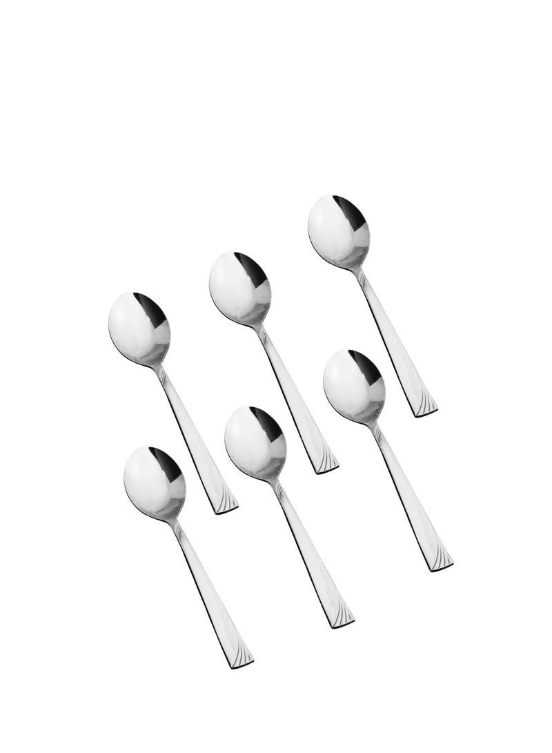 Hic 30 Piece Japanese Silver Stainless Steel Spoon Set - Image 3