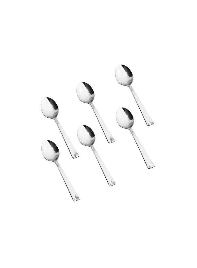 Hic 30 Piece Japanese Silver Stainless Steel Spoon Set - Image 5