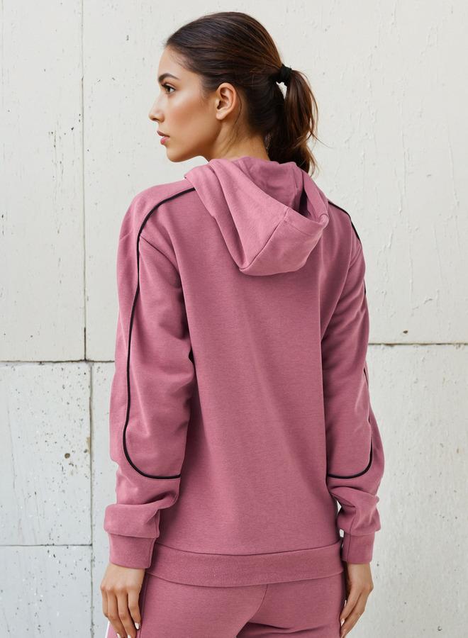 كابا سويت شيرت بغطاء رأس بقصة عادية مطرز بشعار كابا - Image 3