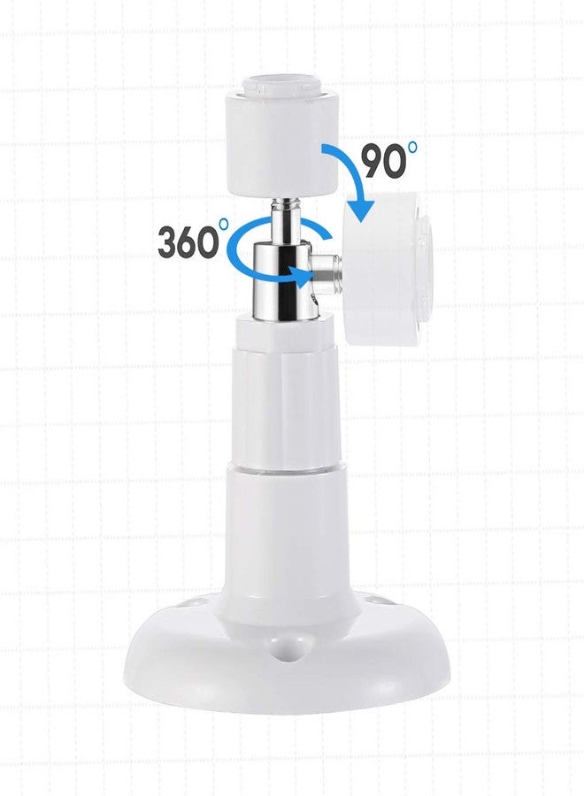 حامل جداري لكاميرا Tazomi Blink Mini، حامل قابل للتعديل بزاوية 360 درجة لكاميرا Blink Mini الداخلية، أسود، معدني، بلاستيك ABS، حامل جداري، عبوة من قطعتين - Image 4