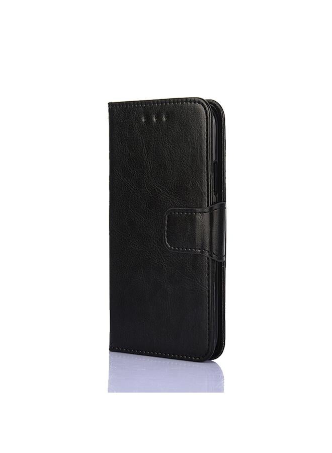 erorex Case For iPhone 13 Crystal Texture Horizontal Flip Leather Case with Holder & Card Slots & Wallet - Image 2