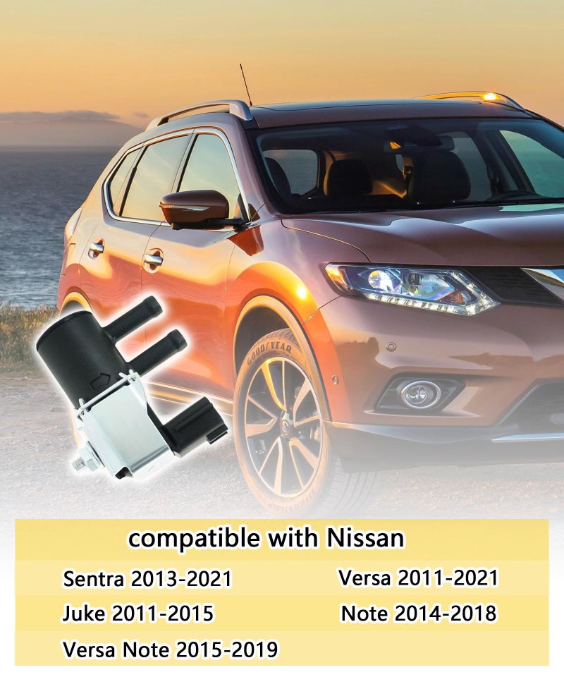 GIBACAD 911-332 Vapor Canister Purge Valve Solenoid Compatible With Nissan Sentra 2013-2021,Versa 2011-2021,Juke 2011-2015,Note 2014-2018,Repalce K5T48585 K005T48585 14930-1KC0A 14930-1KC1A - Image 2