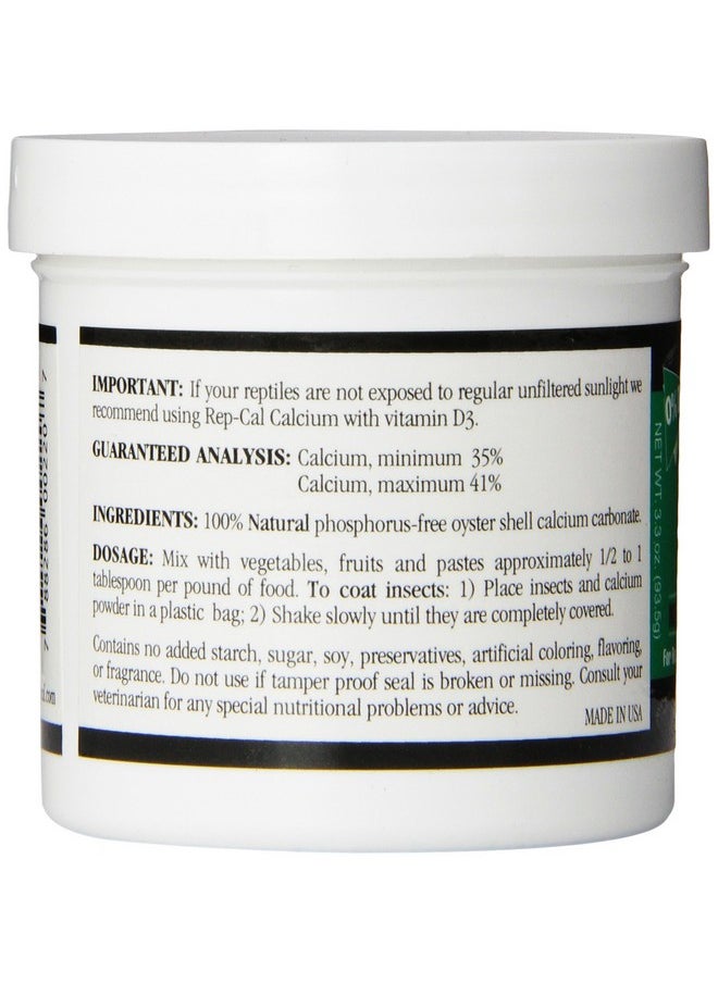 Rep-Cal Rep-Cal 52298 Phosphorous-Free Calcium Powder Reptile/Amphibian Supplement Without Vitamin D3, 4.1 oz,white  - Image 3