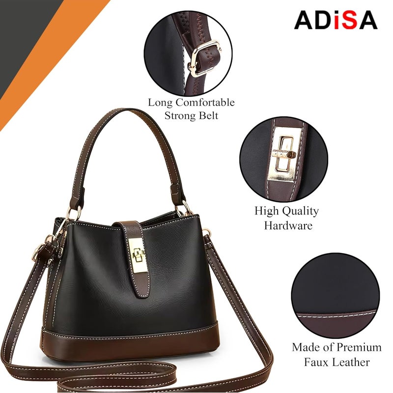 ADISA حقيبة كتف دلو للبنات والنساء مع حزام (SL5139) - Image 3