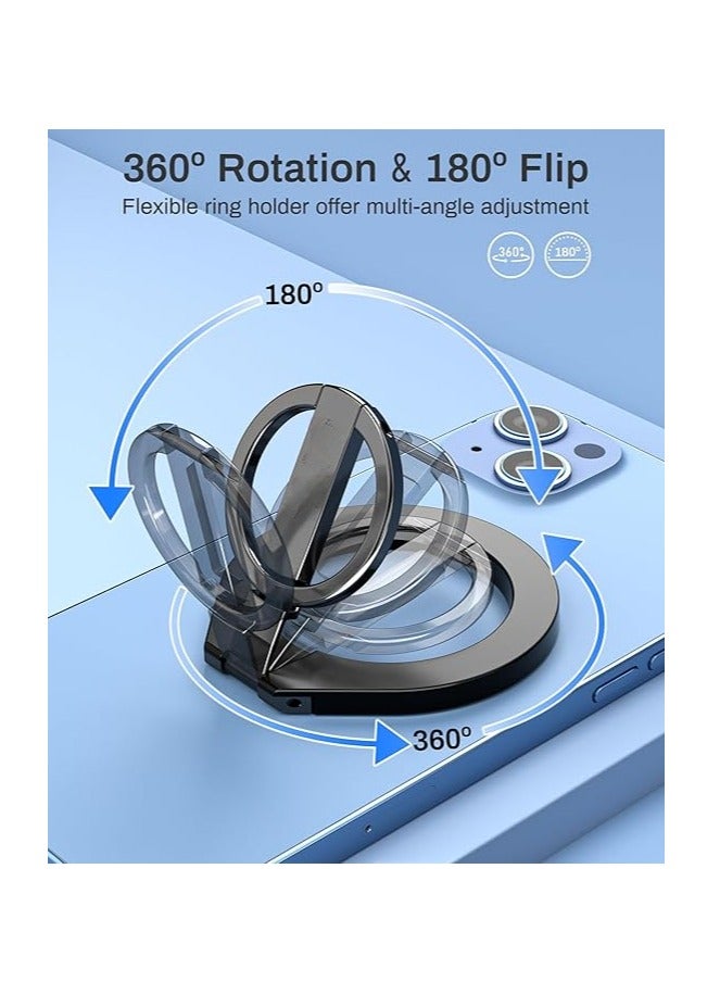 ريبنيو قبضة هاتف مغناطيسية Rcp200 حامل حلقة هاتف قابل للتعديل مع حلقة مسند للإصبع، قبضة هاتف قابلة للإزالة ملحقات لسلسلة iPhone و(الهواتف الذكية الأخرى تحتاج إلى حلقة حديدية) - Image 3