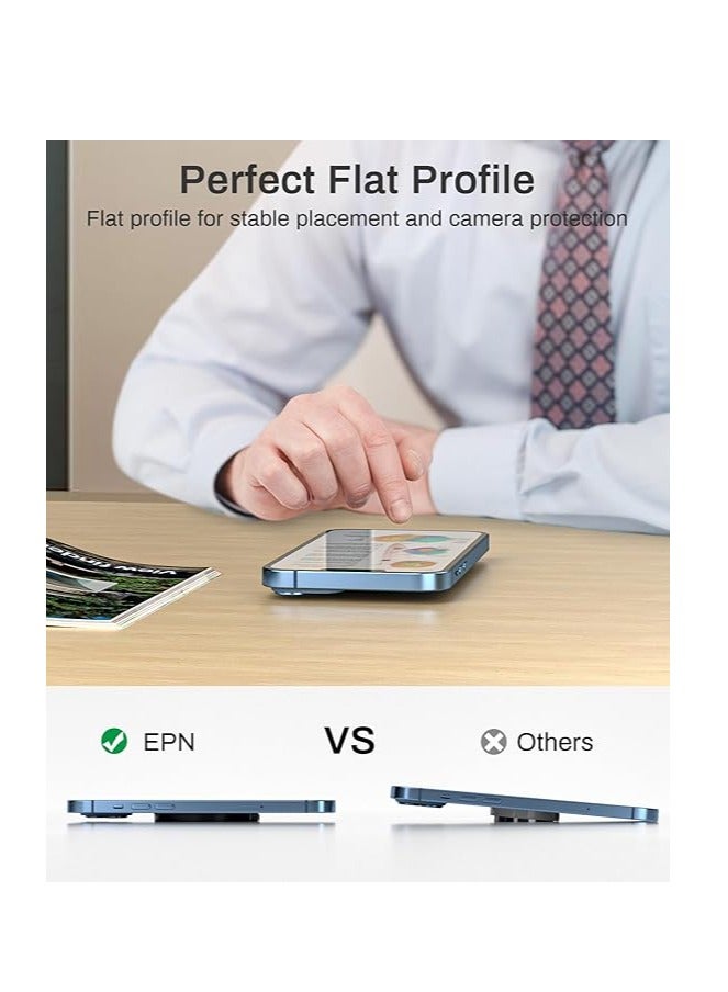 ريبنيو قبضة هاتف مغناطيسية Rcp200 حامل حلقة هاتف قابل للتعديل مع حلقة مسند للإصبع، قبضة هاتف قابلة للإزالة ملحقات لسلسلة iPhone و(الهواتف الذكية الأخرى تحتاج إلى حلقة حديدية) - Image 5