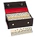 WE Games Double Twelve Dominoes Set 91 Dominoes in Retro Travel Case Ideal for Family Games Perfect for Game Night - Image 2