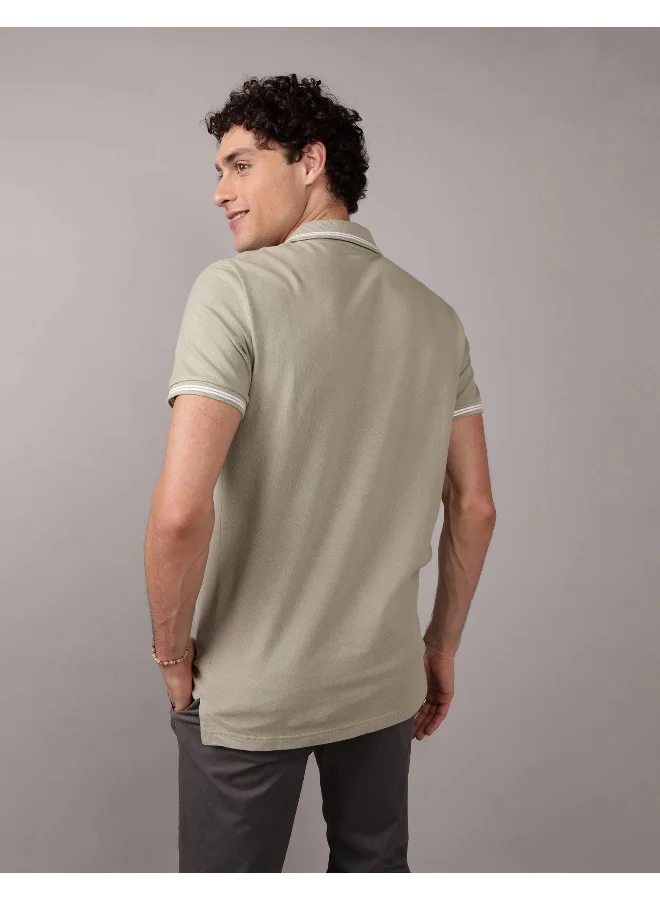 امريكان ايجل AE Slim Fit Pique Polo Shirt