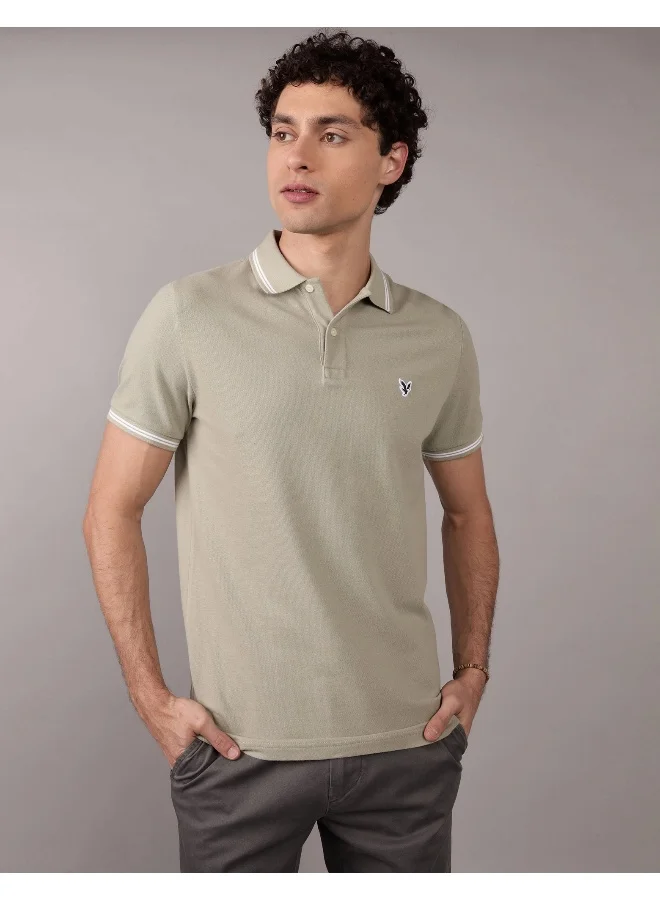 امريكان ايجل AE Slim Fit Pique Polo Shirt