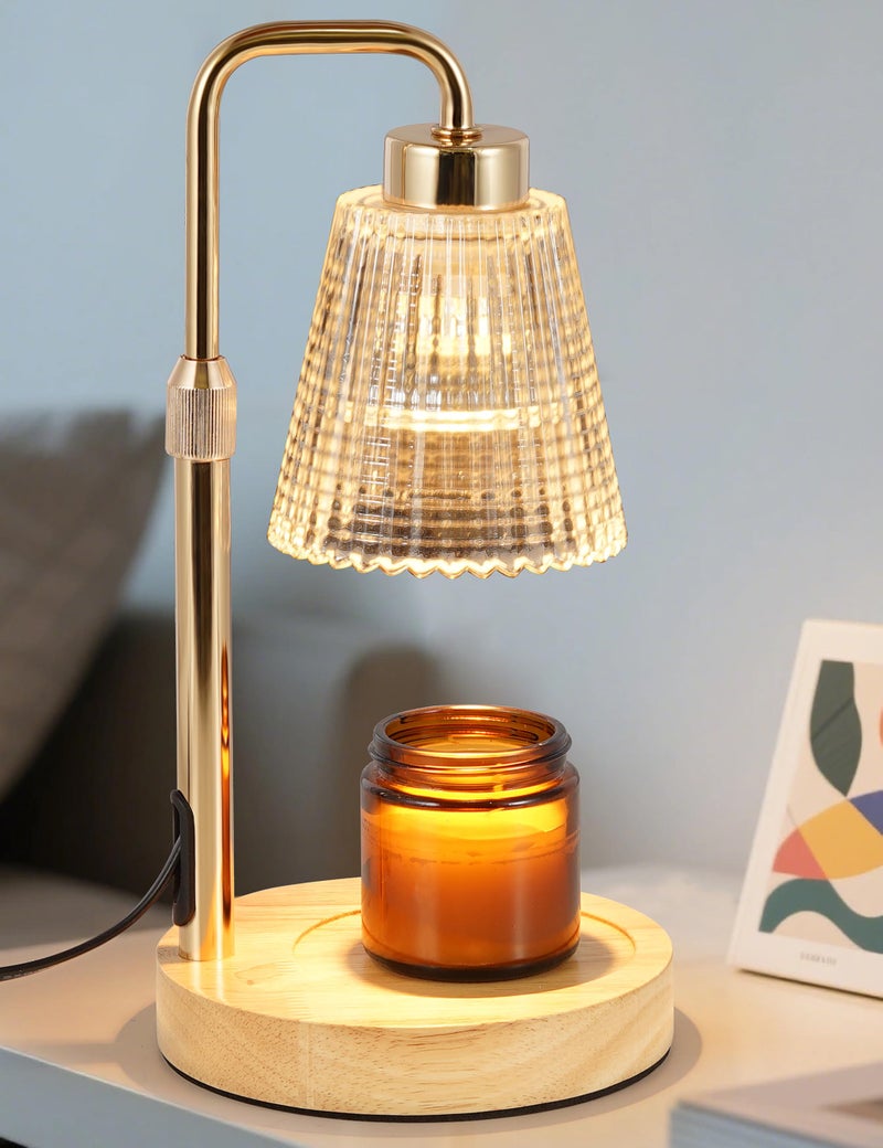 GODONLIF Candle Warmer Lamp with Timer Dimmable, Birthday Gifts for Women Mom, House Warming Gifts New Home Decor, Wax Melt Warmer for Jar Candles with 2 Bulbs - Image 1