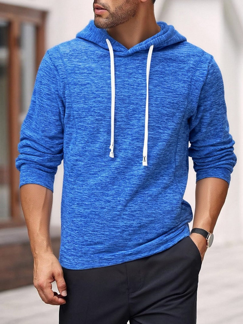Oversized Men's Hooded Casual Fleece Jacket Winter Warm Coat - Image 1