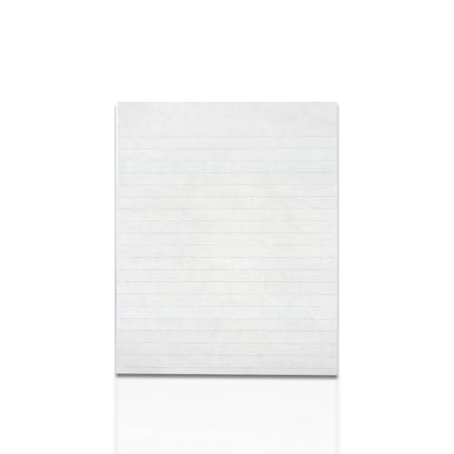 School Smart Practice Composition Paper, 8 x 10-1/2 Inches, 1/2 Inch Ruled Short Way, White, 500 Sheets - Image 2