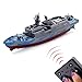 Tipmant Military RC Naval Ship Vessel Warcraft 24 GHz Remote Control Boat Speedboat Electric Water for Swimming Pool Kids Toy Birthday Gifts Grey - Image 2