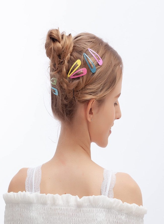 ECADY Women Hair Clips ECADY Metal Non-slip Snap Barrettes for Girls Adults (40-Pack 5-Colors) - Image 4