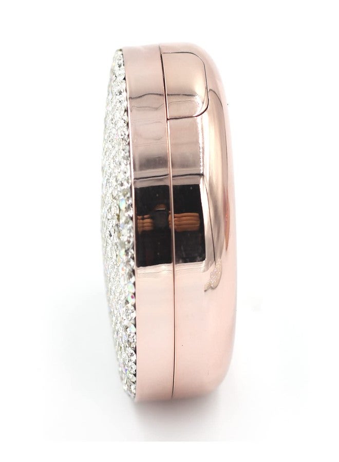 Bestbling bling Luxurious 15g 0.5oz Empty Gold Edge Make-up Powder Container Air Cushion Puff Case BB Cream Box with Air Cushion Sponge Powder Puff and Mirror (Silver) - Image 4