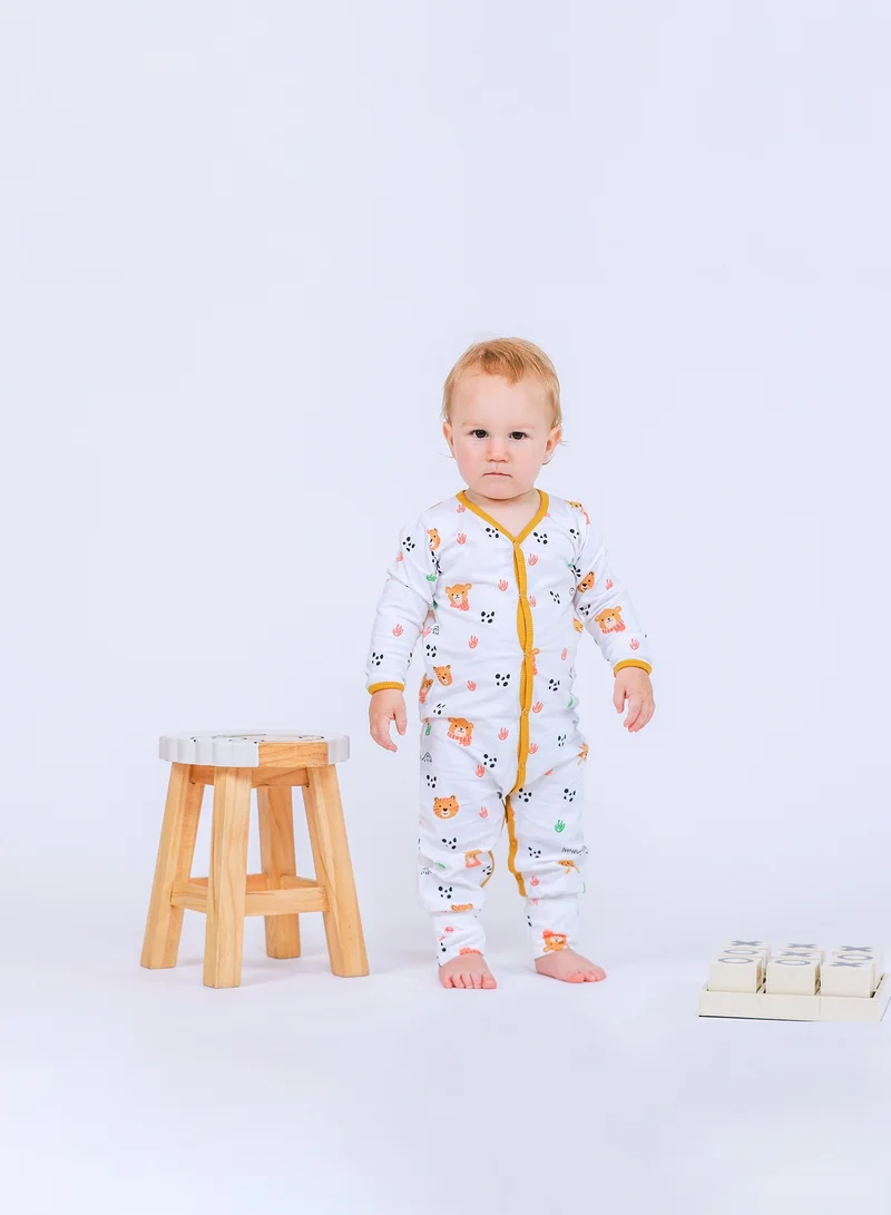 LUAY Premium Gift Box Set with The Baby Romper, Baby Feeding Bottle and Teddy Bear Best Hamper for Babies (0-3 M)