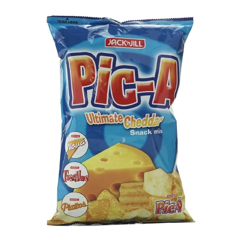 Jack n Jill Pic-A Ultimate Cheddar Snack Chips-180gms