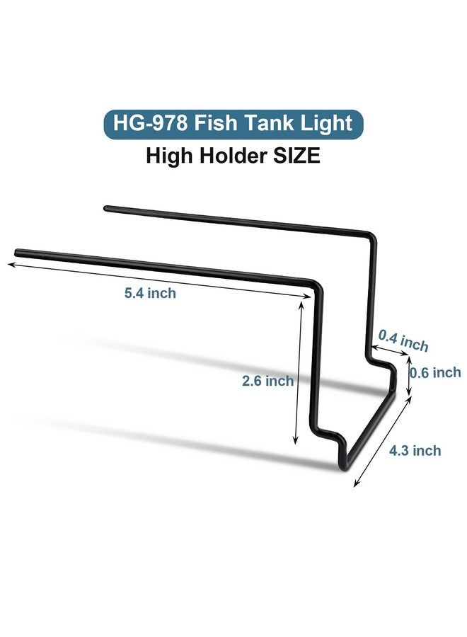hygger Aquarium Light High Holder Bracket, Suitable for Model HG978 Fish Tank Light - Image 2