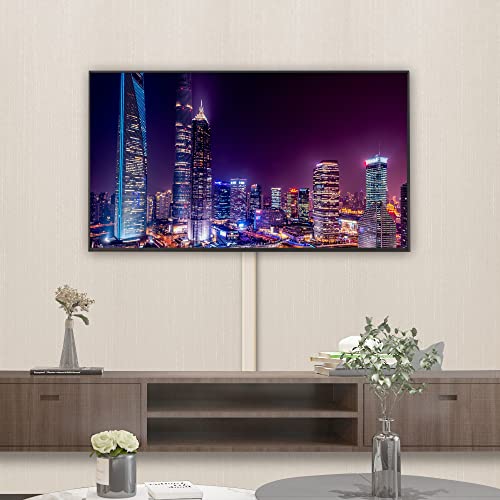 ZhiYo TV Cord Cover for Wall, 31.5 inch Cable Concealer, Cord Hider for Wall Mounted TV, Paintable Cable Cover to Hide Wires, Beige Wire Raceway Kit, 2X L15.8in W1.5in H0.75in - Image 3