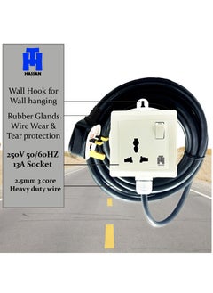 Hassan Single Socket Universal Extension With Heavy Duty Power Cord By Hassan  - Image 2