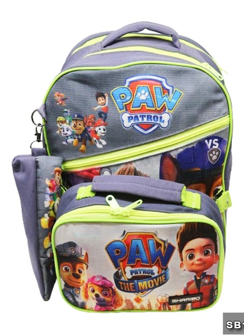 School backpack with lunch bag Size 15 Paw Patrol